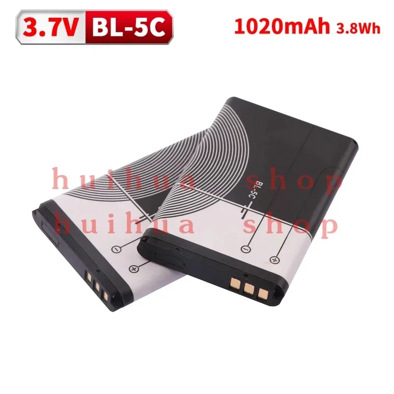 BL-5C 3.7V  Phone Battery For Broadcast radio / Nokia 1100 1110 1200 1208 1280 1600 2600 2700 3100 3110 5130 6230 6230i N70 zm