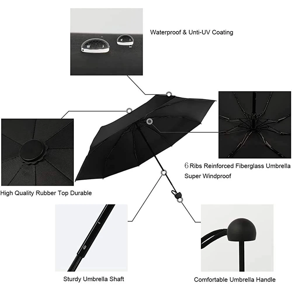 Mini Foldable umbrella UV protection Mini Sun Umbrella dual use portable box to store sunshade umbrella Mini umbrella 01