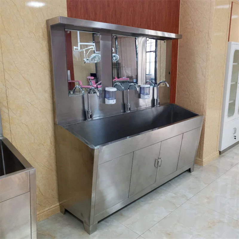 Medical Instrument Washbasins Portable Sink Scrub for Hospital Long Life and Fast Response Wash Hand Sinks Surgical Equipment