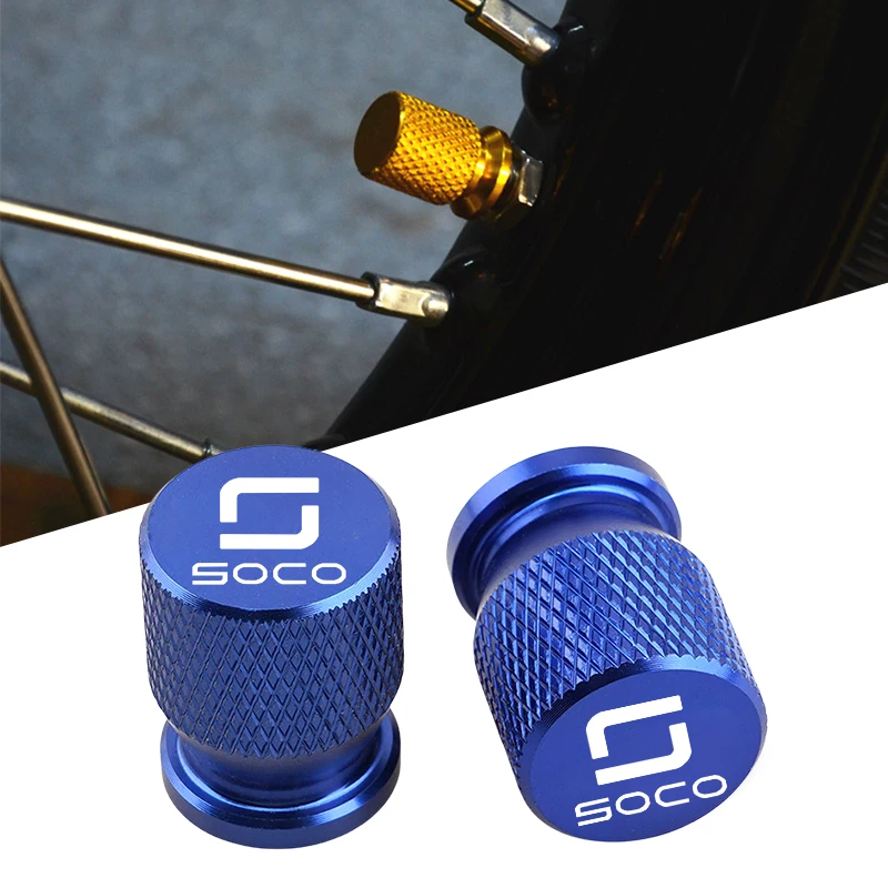 Motorcycle Aluminium Wheel Tire Valve Cap For Super SOCO TC MAX Street Hunter Wanderer TS CPX CUX CU Mini Air Port Stem Cover