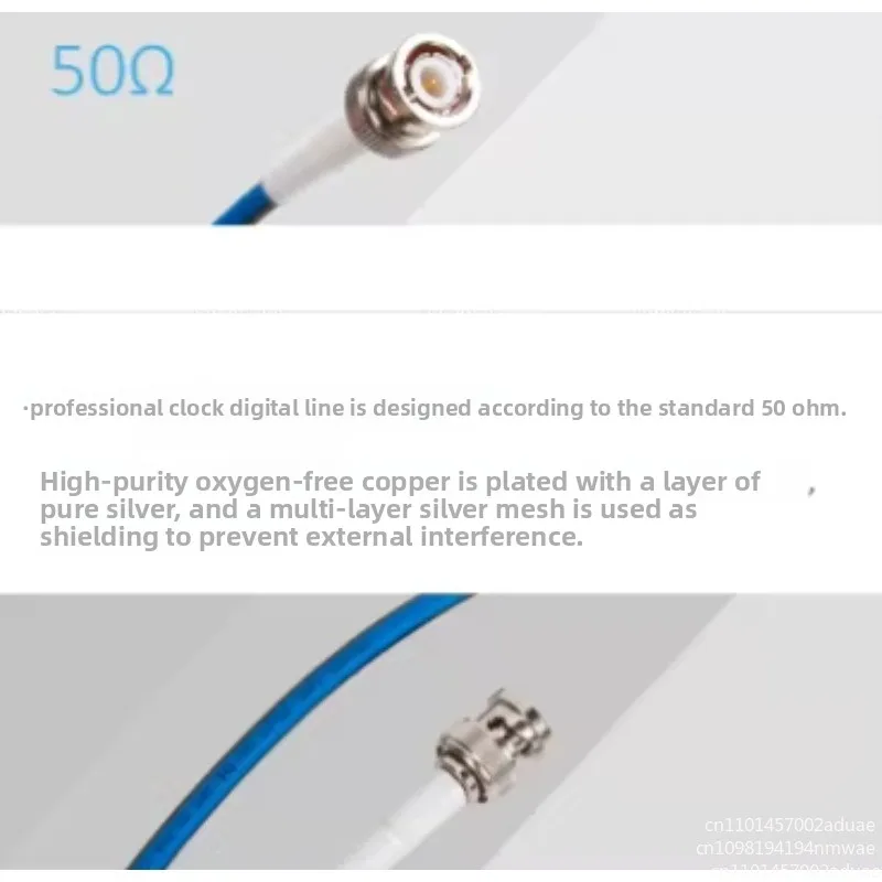 LHY Audio Professional Fever HIFI 50 75 Ohms BNC 10M Clock Line Digital Coaxial Audio Signal Connection