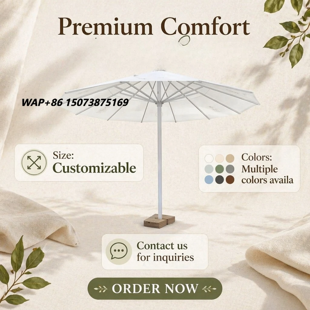 Multi Scene Custom Print Premium Parasol for Wholesale Bulk Global Market Multi Purpose Outdoor Sun Shading