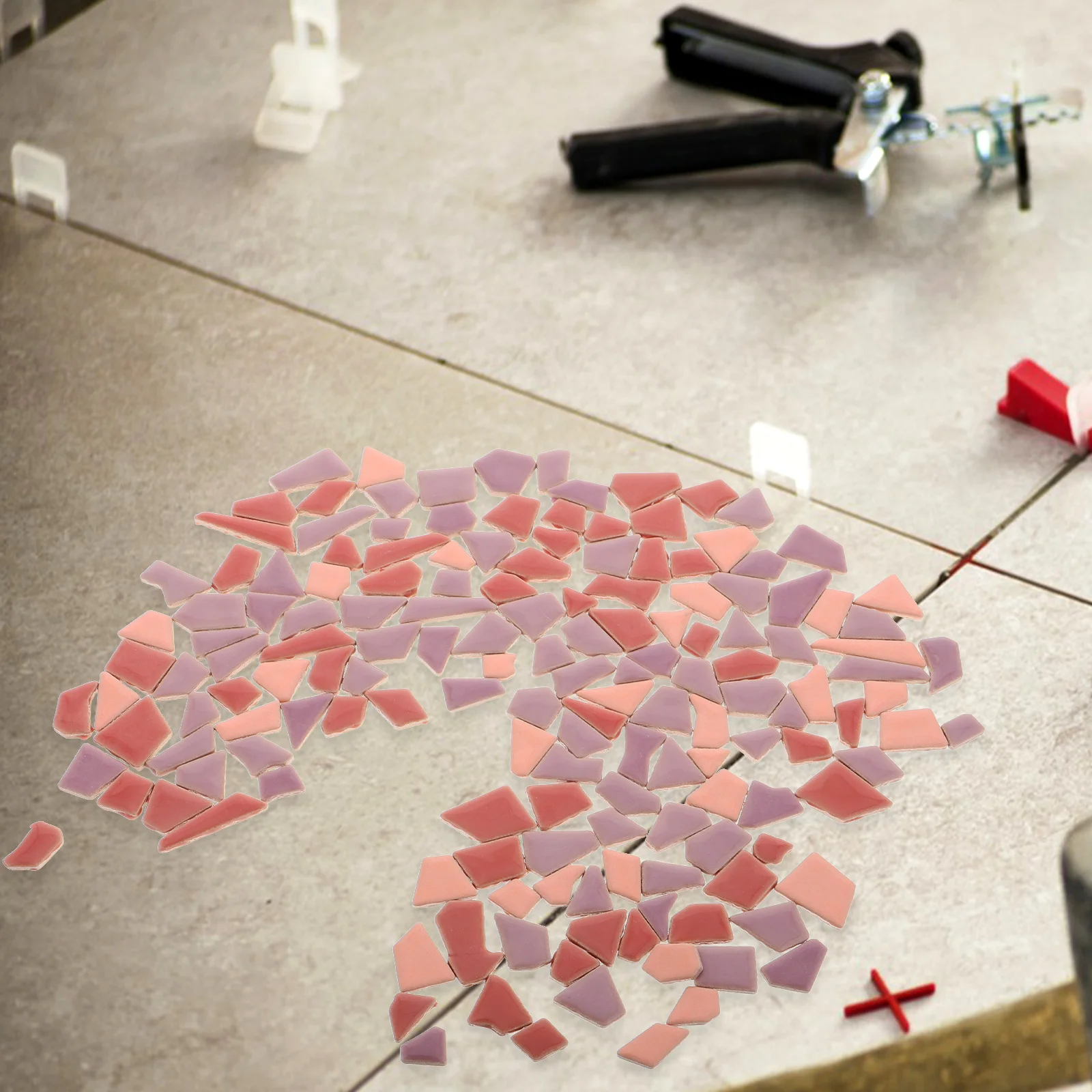 

1 Bag Ceramic Irregular Mosaic Pieces Small Porcelain Tiles Decorative DIY Crafts Garden Pool Art Projects Tiles