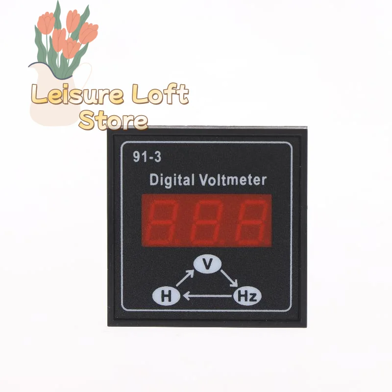 Universal Digital Meter for Diesel Generators 91-3 Single Three Phase Voltage Amperage Gauge Easy Panel Mount