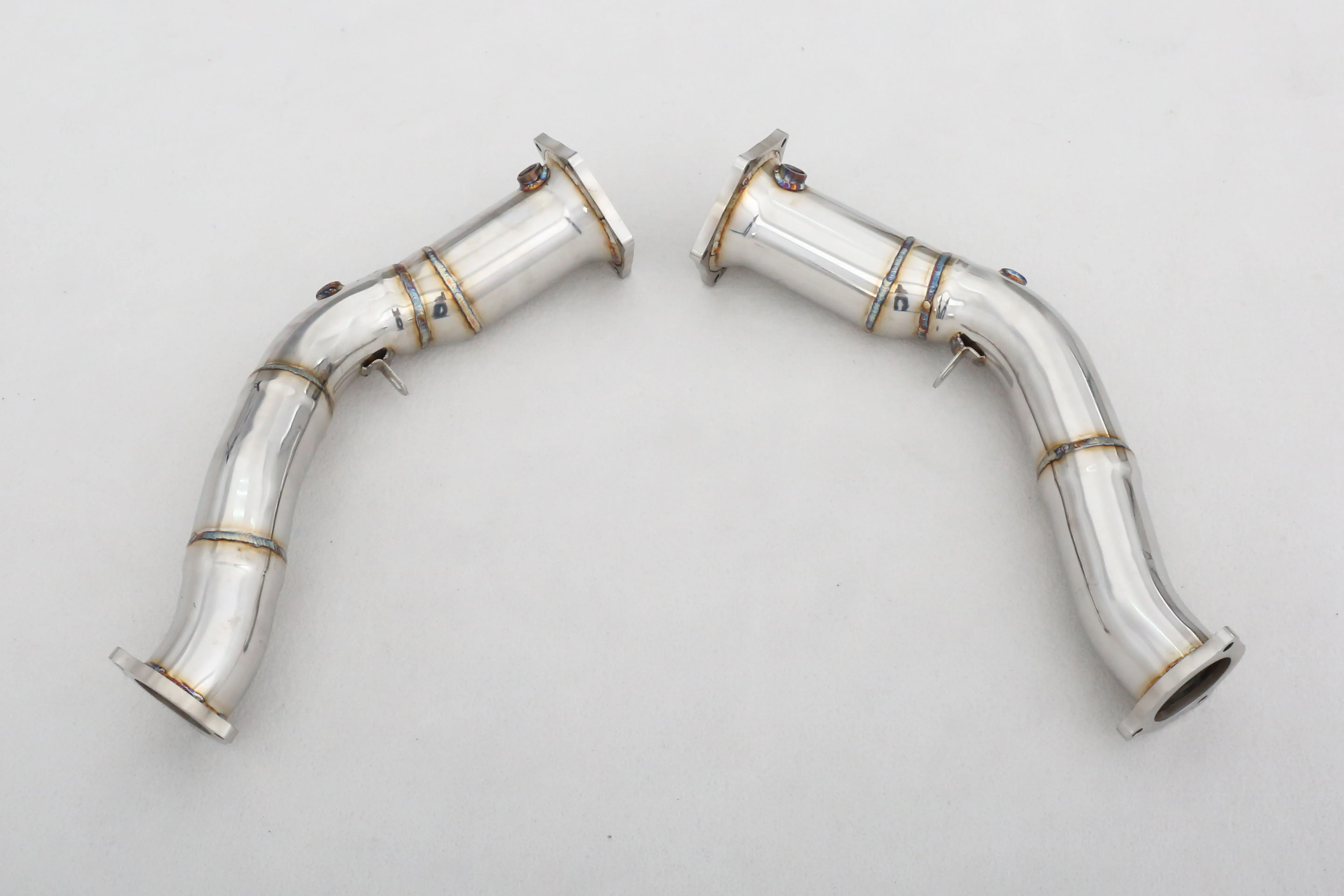 نظام عادم أنبوب سفلي خلفي من الفولاذ المقاوم للصدأ 304 مخصص للمركبات 958.1 3.0T/4.8/4.8T