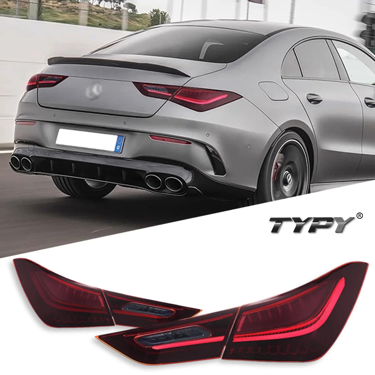 

TYPY Car For Benz GLA W118 2020-2024 Headlight Upgrade Modified to New DRL Dynamic Turn Signal LED Headlight Auto Accessories