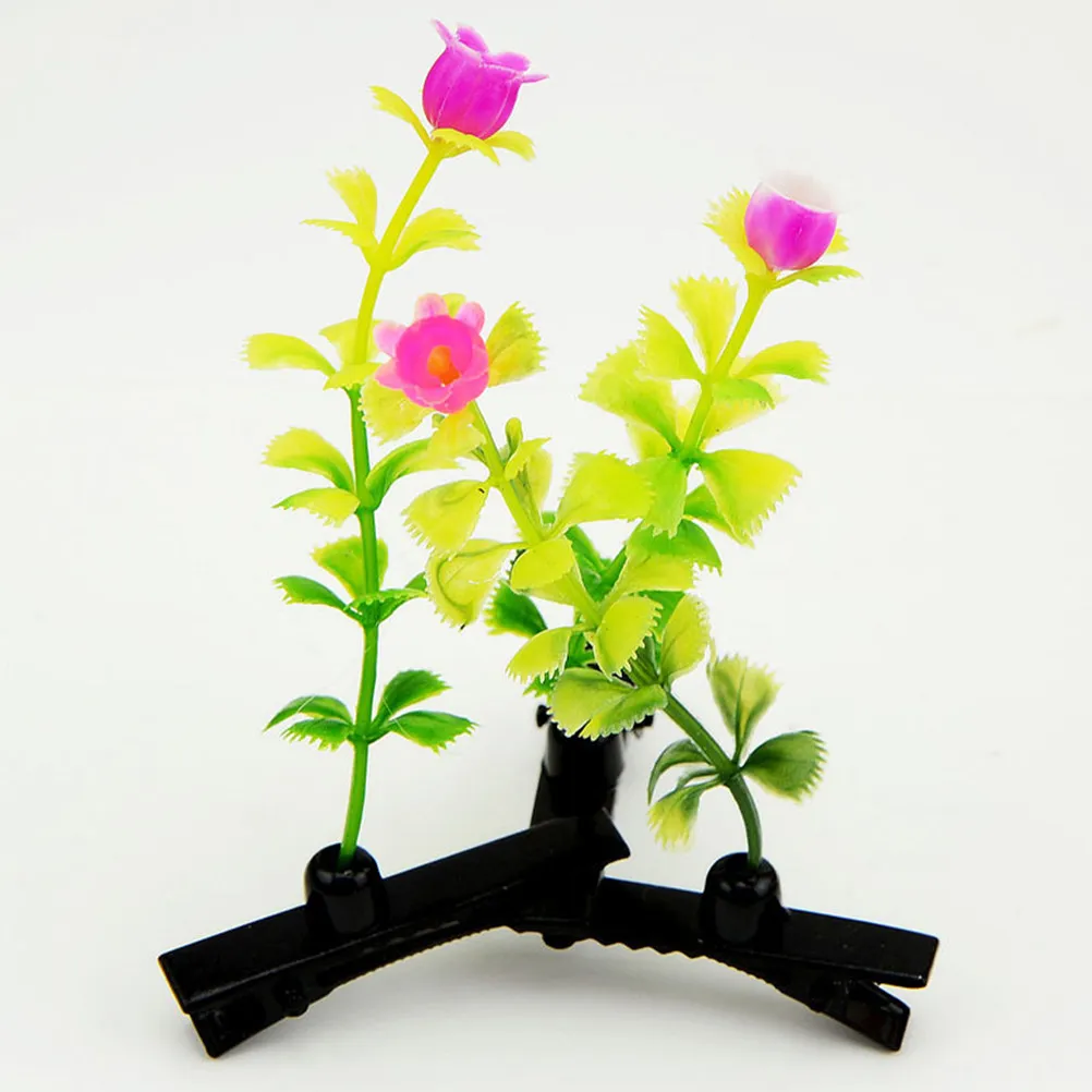 

30 мини-заколок для волос в форме растений для женщин и детей, модные заколки для любого случая