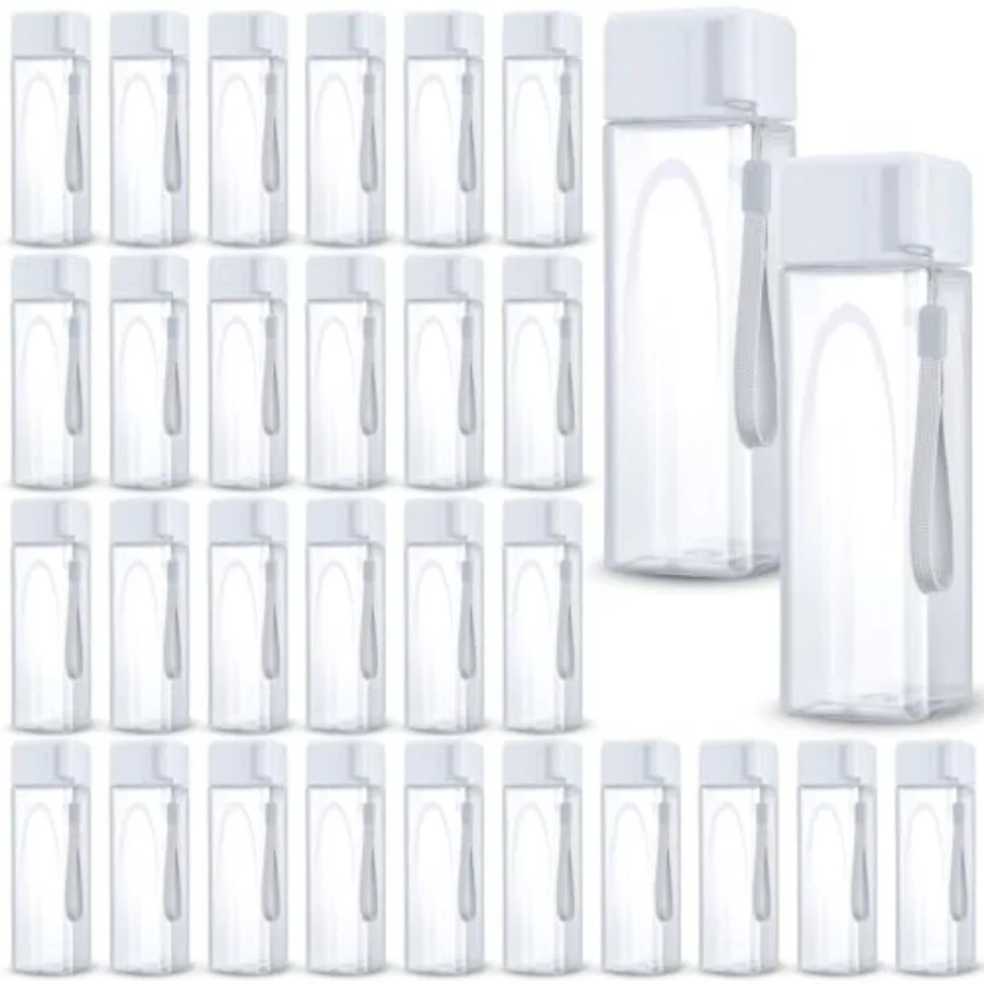 

30 Pcs Water Bottle Bulk 17 oz Plastic Sports Water Bottles for Adults Reusable Leak Proof Portable Drink Container Large for S