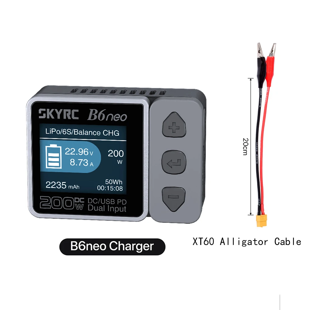2023 Skyrc B6neo Smart Oplader Dc 200W Pd 80W Batterijbalans Oplader SK-100198 B6 Neo Xmas Tree Versie