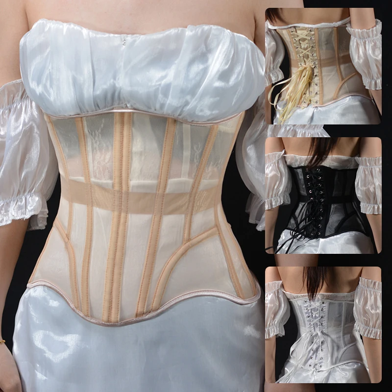 

Waist Corset Top Women Bustier Undebust Sexy Lace up Corset Lingerie Shapewear Vintage Victorian Fashion Body Shaper DropShippin