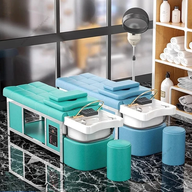 

Современные высококачественные стулья для шампуня в тайском стиле, спа-массажная кровать для шампуня, портативная мебель для душевого салона Silla De Peluqueria FYSC