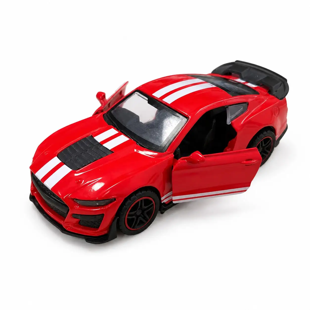 1 Piece (Bagged) Zinc Alloy Toy Vehicle In Striped Racing-Spec Coupe Style, High-Quality Alloy Casting, Pull-Back Spring Function, Children's Toy. Suitable For Boys Over 3 Years Old, Gift.
