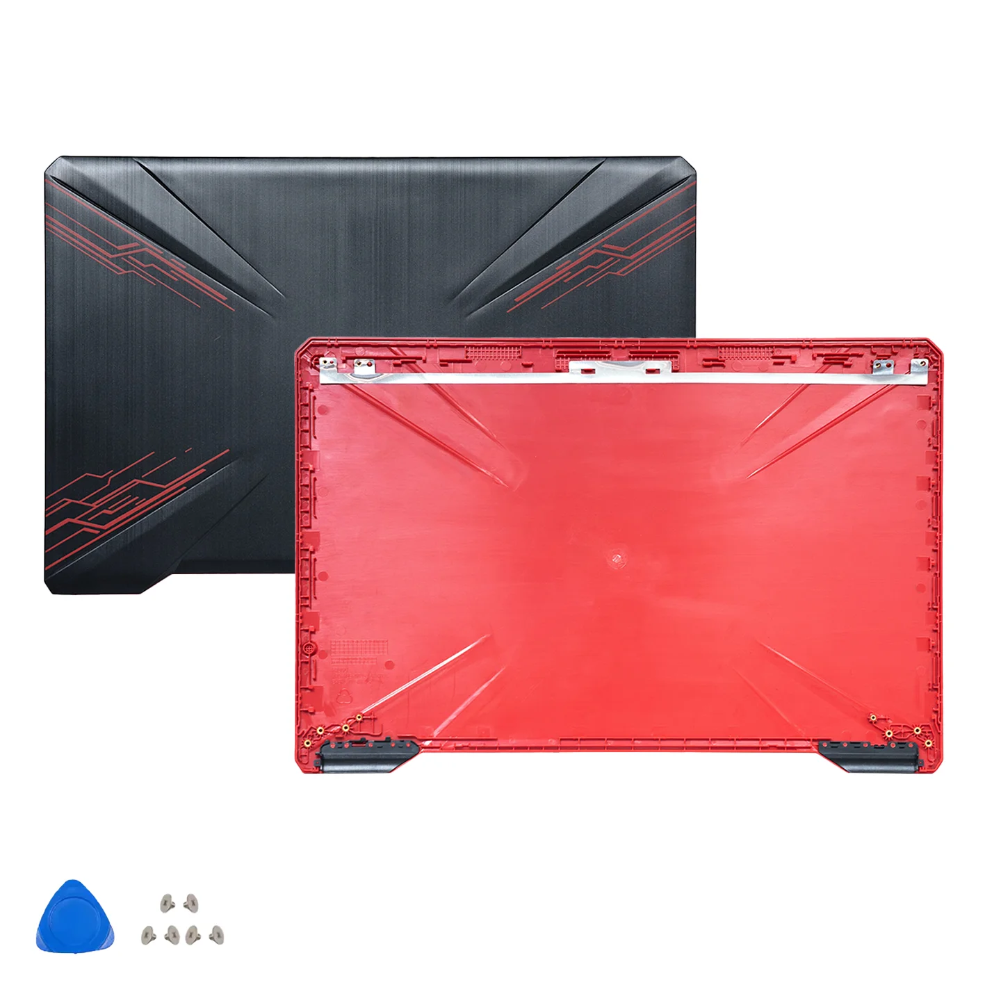 NEW Laptop Case For FX504 FX504G FX504GD FX504GM FX80 FX80G FX80GD FZ80 Laptop Lid LCD Back Cover Front Bezel Hinges Parts