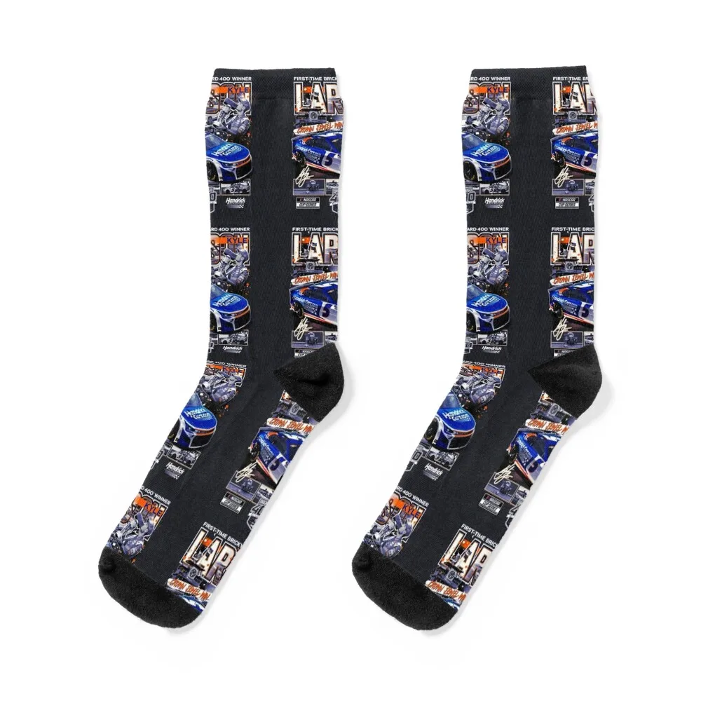 Kyle larson Socks football ankle crazy happy Socks Men Women's