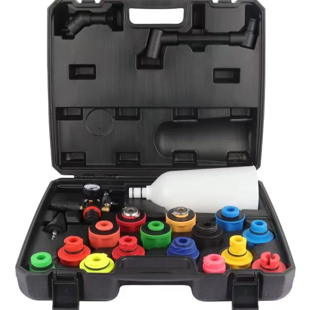 

Набор из 20 воронок для замены масла в двигателе с 15 адаптерами и регулятором воздушного фильтра для GM, VW, Ford, BMW, Audi