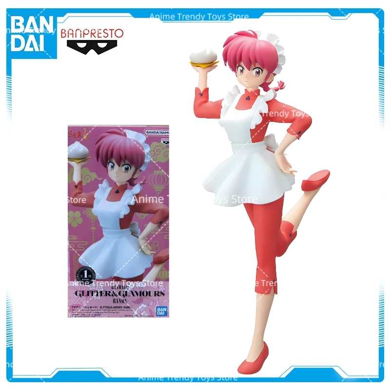 

Оригинальные фигурки BANDAI GLITTER GLAMOURS Ranma Nibun-no-Ichi, коллекция игрушек-моделей, в наличии, аниме-фигурки, подарок WY