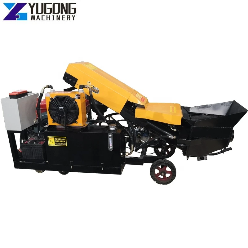 YG Construction Machinery Mini Type Inclined Concrete Pump