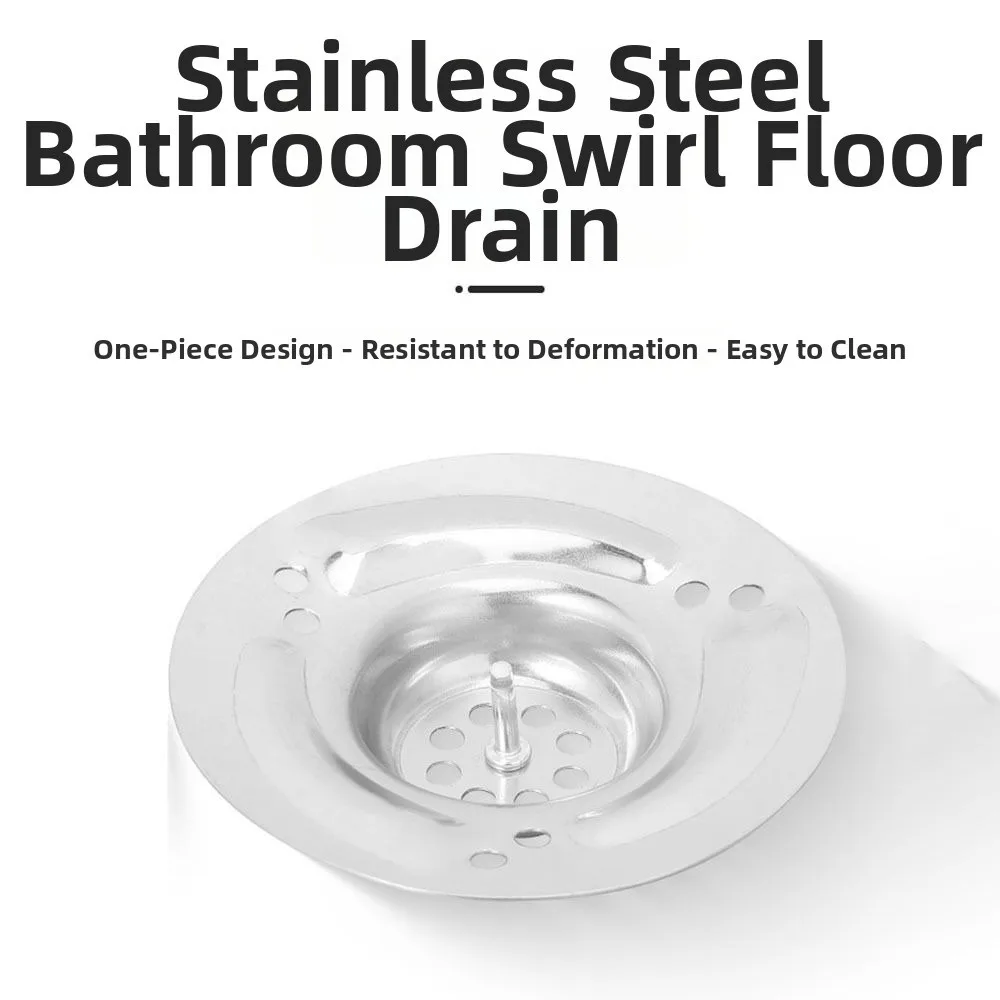New Stainless Steel Vortex Floor Drain Mesh Preventing Blockage Sink Strainer Filter Sink Strainer Kitchen