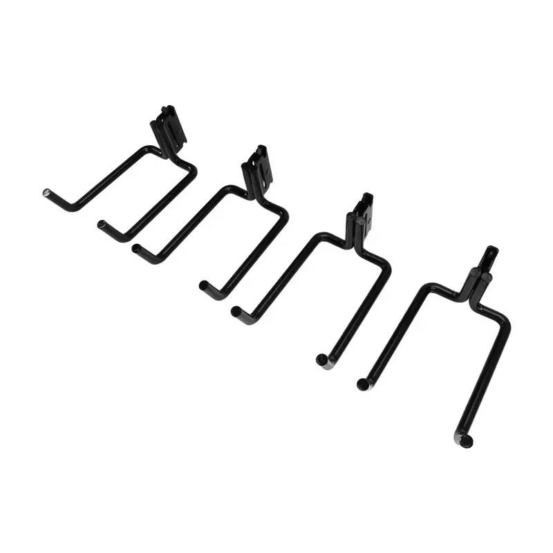 A34R E-Track Heavy Duty Shovel Hanger Tool Double J Hook Enclosed Trailer Track Accessories For Store Long Handled Tools