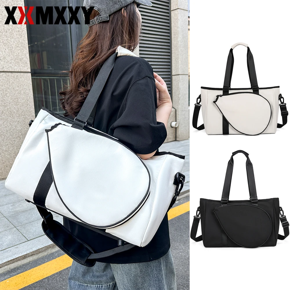1PCS Tennis Sport Bag with Dry / Wet Pocket , Tennis Duffle Bag,Tennis Racket Shoulder Bag, Tennis Tote Bag for Women Pickleball