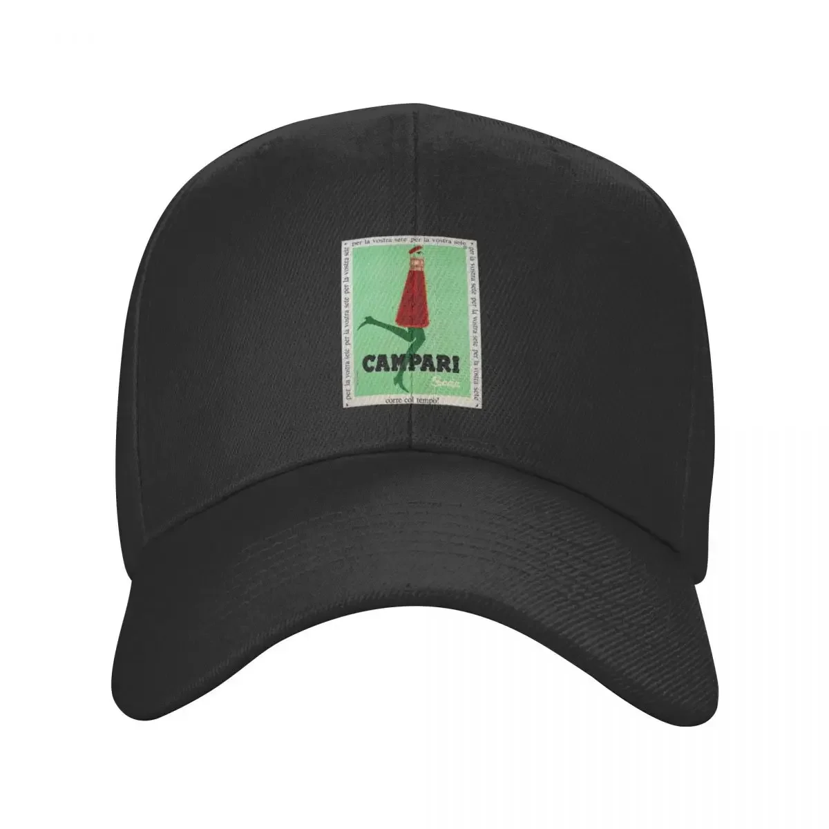 Campari Soda Baseball Cap Fishing cap Vintage Luxury Man Hat Women Caps Men's