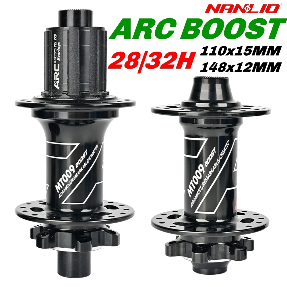 ARC Boost Hub, 4 Sealed Bearings, 6 Pawls 3 Tooth, 15x110 & 12x148MM, Micro Spline MS 12Speed HG 11V, Bicycle Bike Hub, 28/32H