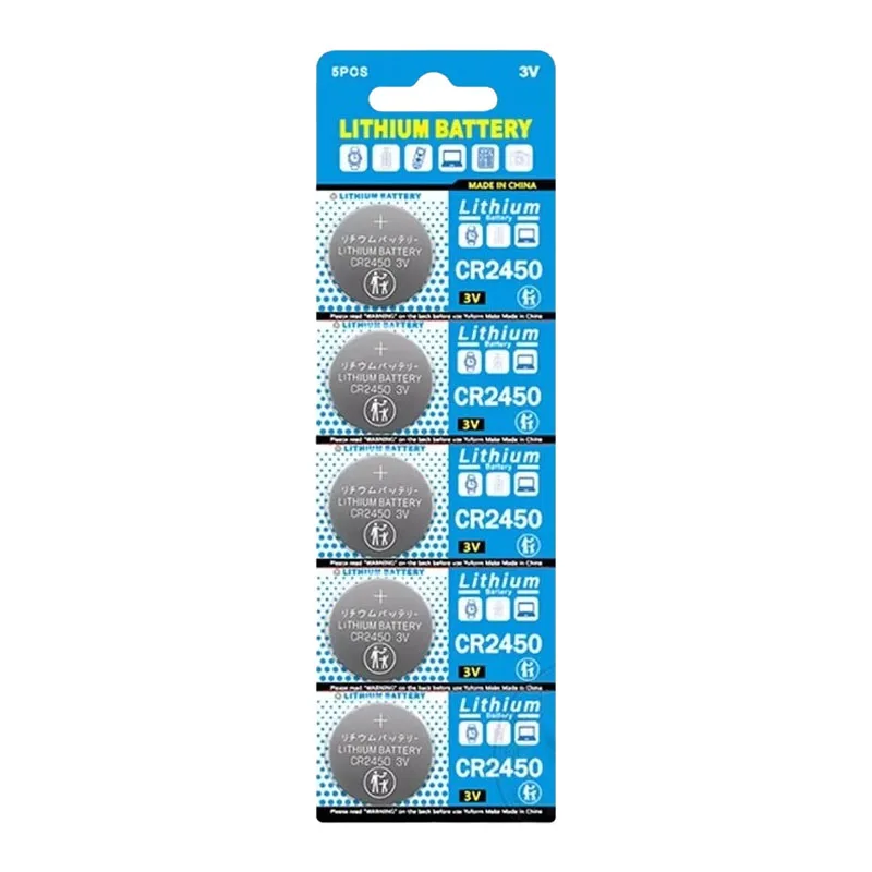 

2-10pcs CR2450 Watch Buttom Battery KCR2450 5029LC LM2450 DL2450 ECR2450 BR2450 CR 2450 3V 600mAh Lithium Coin Cell Batteries