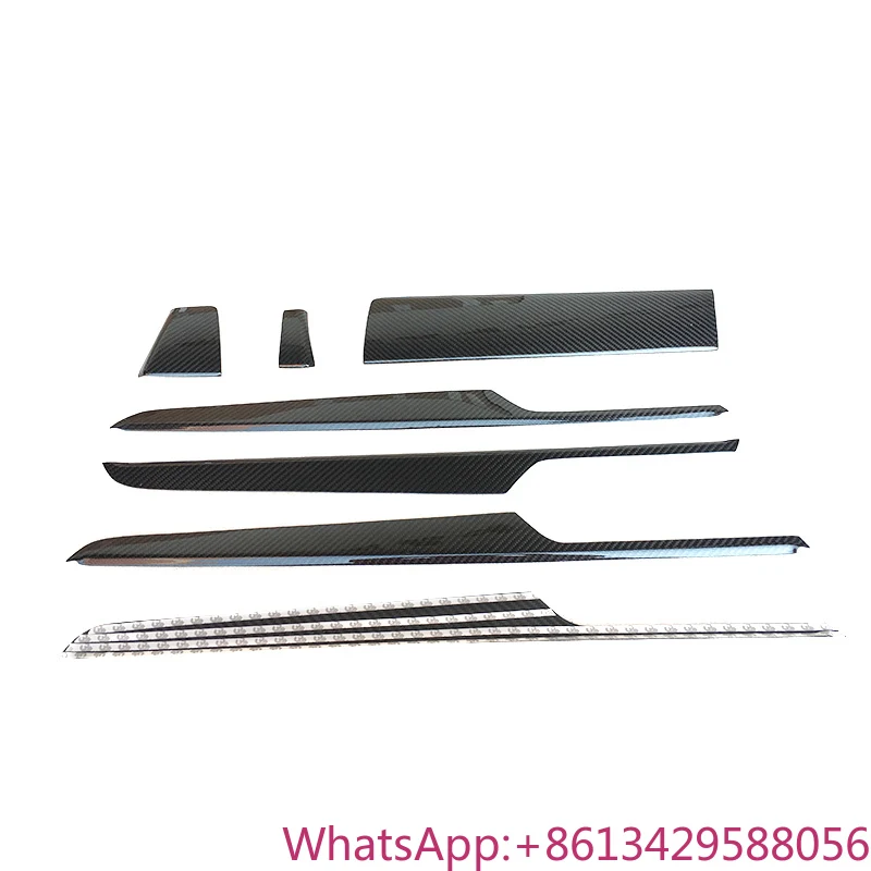 

FOR Porsche NEW Macan 95B Carbon Interior Interior Kit Dry Carbon the Door Trim Instrument Panel Decoration Interior Parts