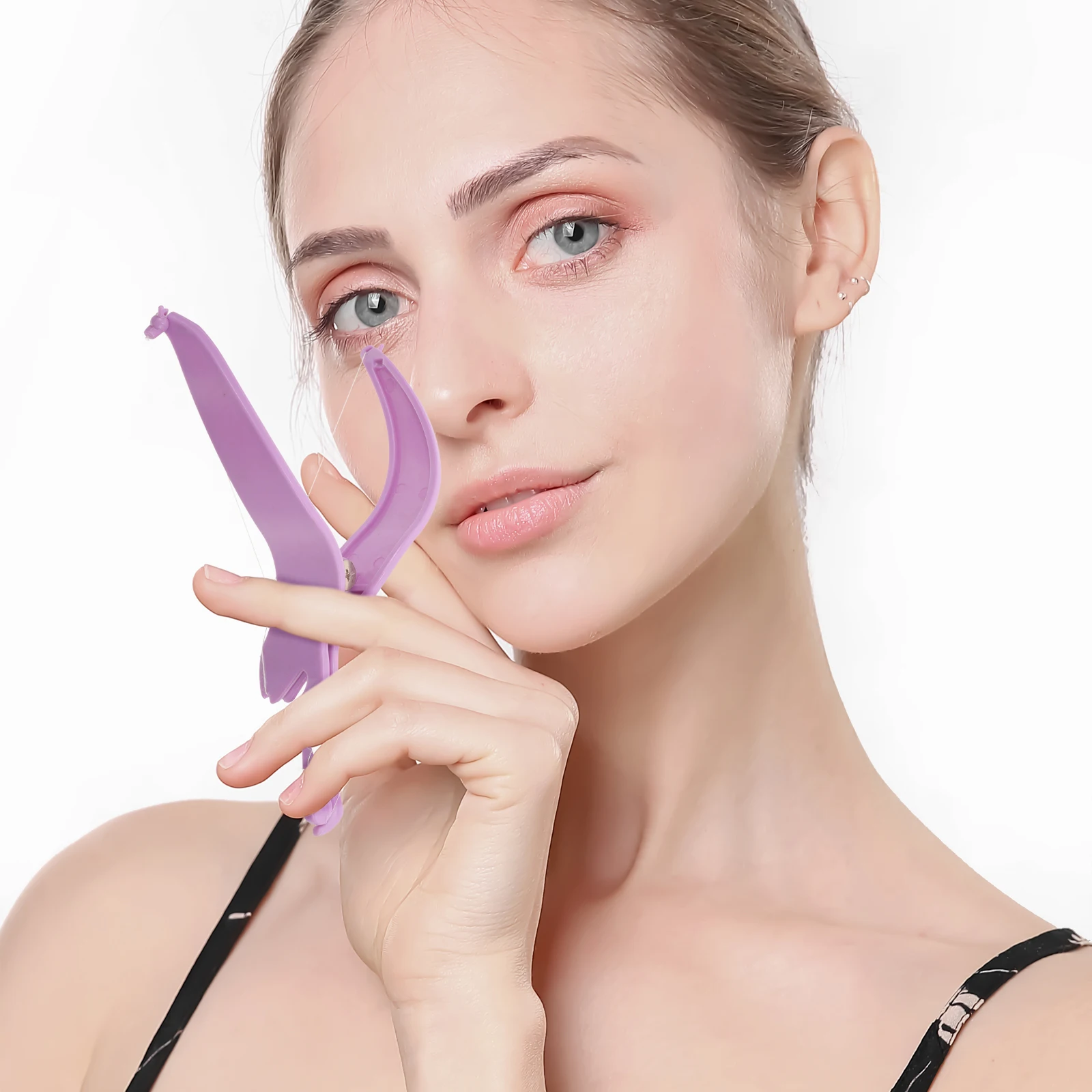 

Facial Epilator for Women Face Threading Tool Upper Lip Chin Hair Cotton Thread Portable Lip Hair Removal For Women Travel