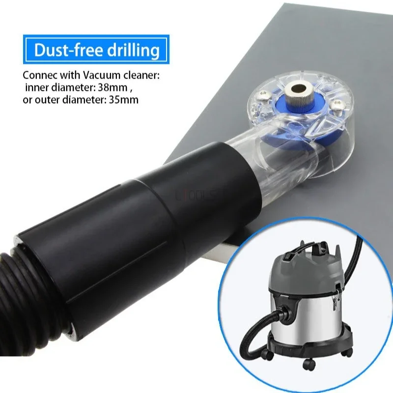 Puncher Woodworking Dowel Jig Kit with 8 Steel Bushings Self Centering Drill Guide Locator Aluminum Alloy Hole Puncher Tool