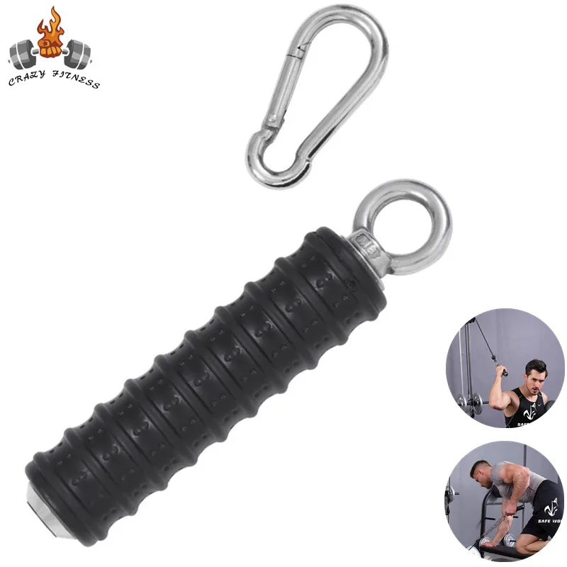 1/2Pcs Push Down Single Gym Handle Tricep Strength Pull Up Hand Grips for Cable Machine Attachment Arm Fitness Equipment