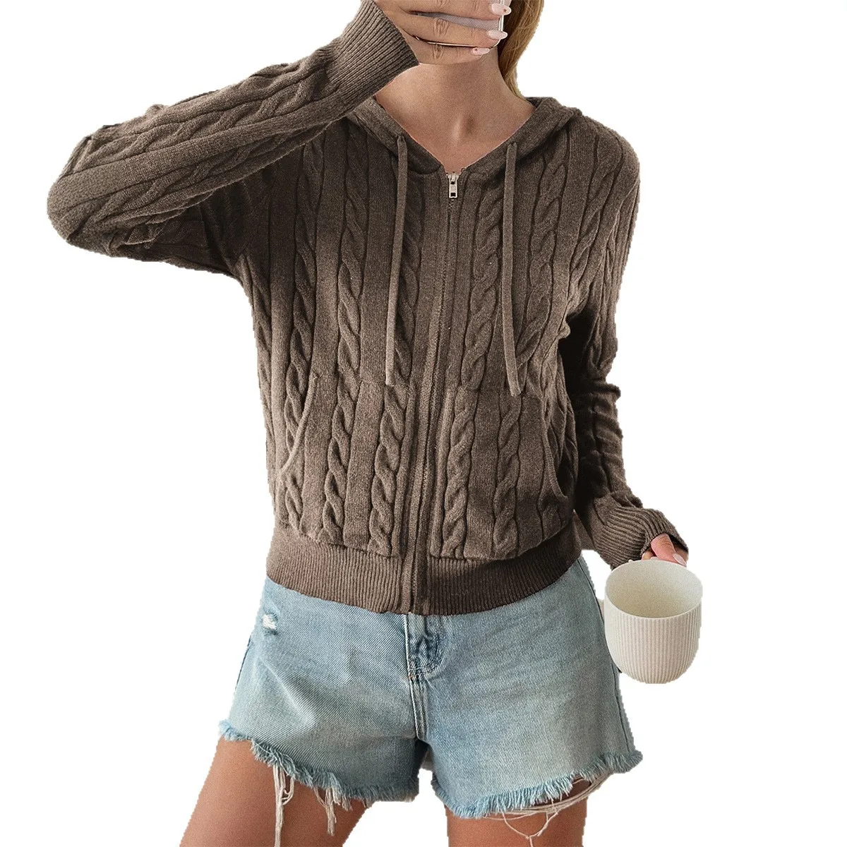 2025 Otoño Invierno suéter de mujer Tops suéteres mujer ropa de mujer prendas de punto Casual sudaderas de manga larga jerséis