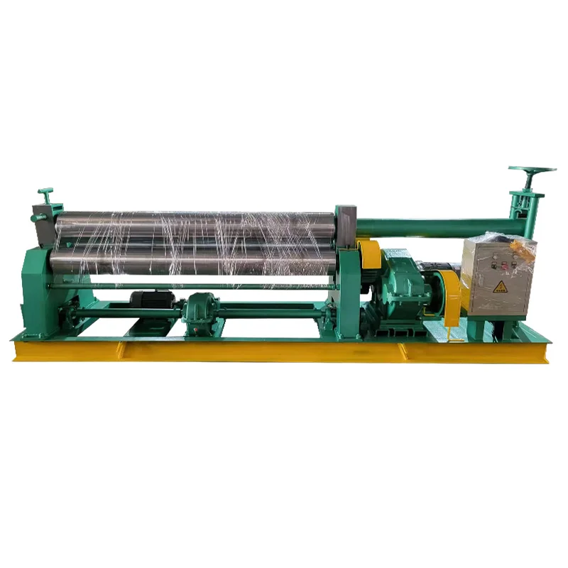 New Promotion Cnc Iron Sheet Bender Roller Automatic Small Steel Plate Rolling Machine 3 Roller Plate Rolling Bending Machine