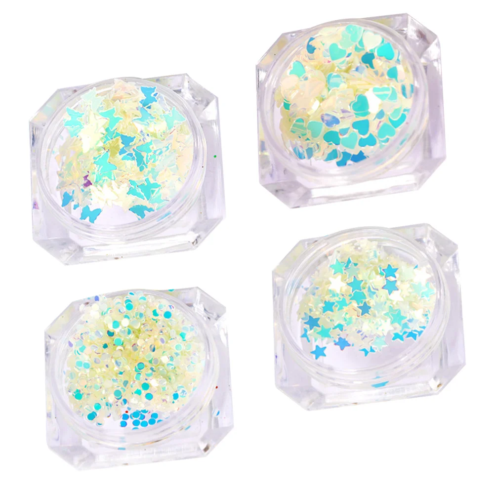 

Creative Luminous Nail Sequins Wide Range of Use Manicure Decorations Accessory for Professional and Home Use Nail Art Glitter