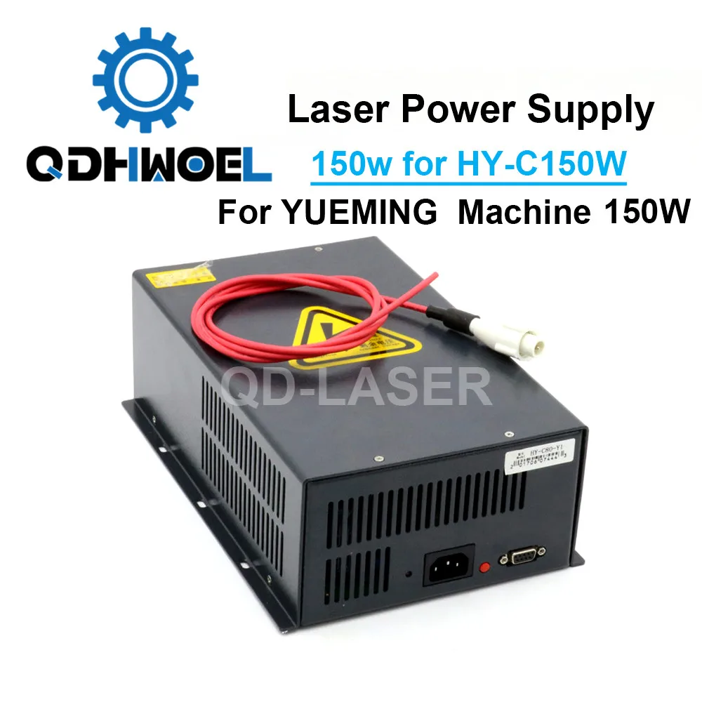 

QDHWOEL PWM C150 Co2 Laser Power Supply 150w For YUEMING Laser Engraving And Cutting Machine