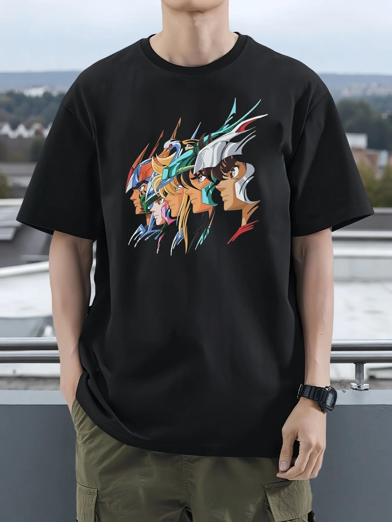 聖闘士星矢 青銅聖闘士Ｔシャツ/ブラック-S ヨドバシ.com - ファインプラス 22863293 聖闘士星矢 集合T