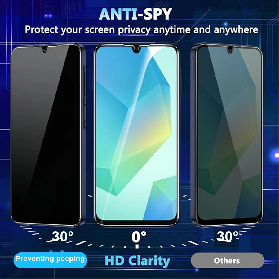 لهواوي Y8p المضادة للتجسس الخصوصية الزجاج المقسى حامي الشاشة متوافق مع HuaweiY8p غطاء كامل شاشة الهاتف فيلم #2