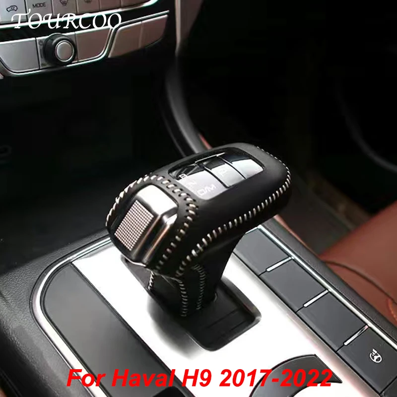 For Haval H9 2017-2022 Car Gear Shift Head Collars Car Shift Knob Cover Protection Accessories