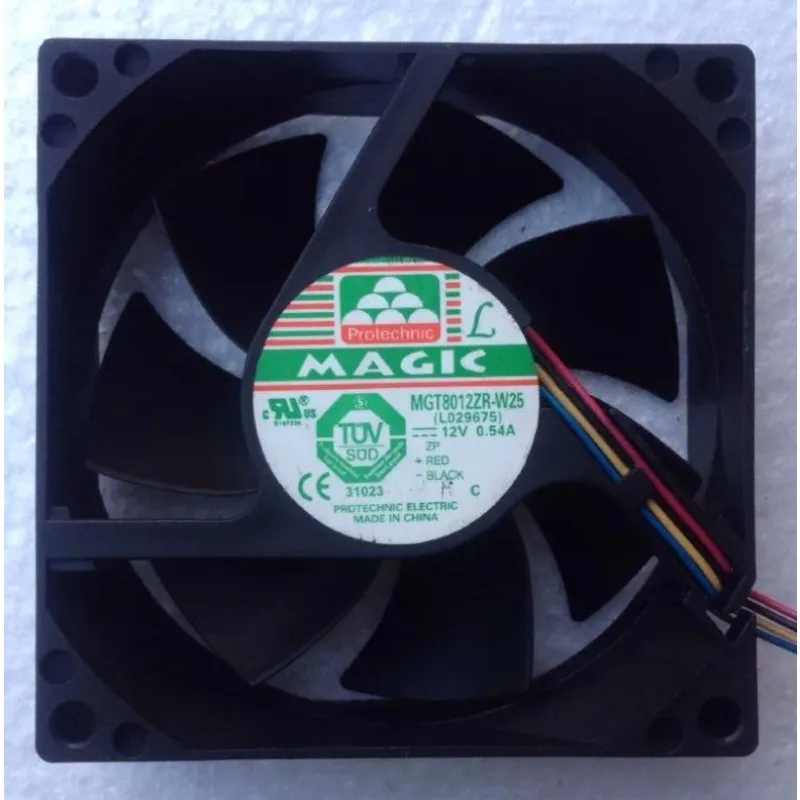 

Новый вентилятор охлаждения MGT8012ZR-W25 8025 12В 0.54А с ШИМ-управлением, гидравлический, 80x80x25мм