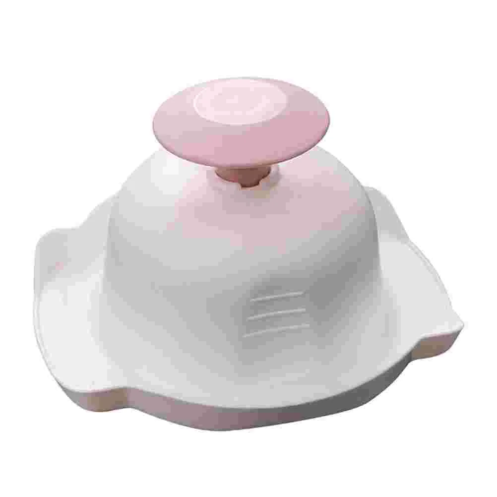 Soğan Sebze Parmak Sebze Kesmek için Küçük Aletler 113X11X5 CM Dilimleme Tutucu Koruyucu Gıda Pembe Rende