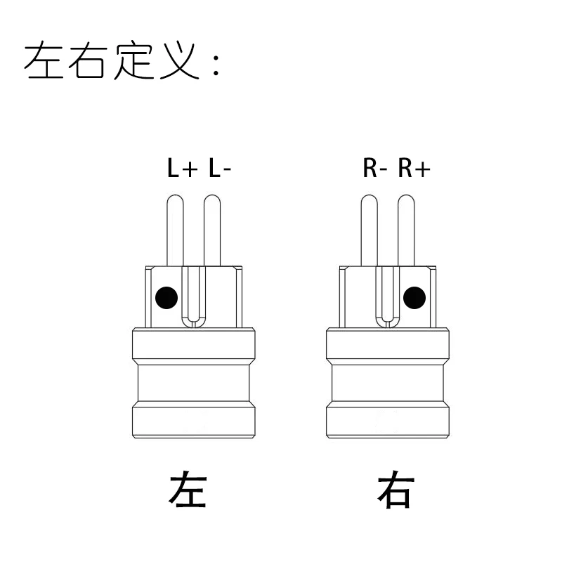 Adaptador de conector de auriculares MMCX, Protector de auriculares con ranura plana de 2 pines 0,78, MMCX a MMCX para N5005, IE300, IE600, IE900