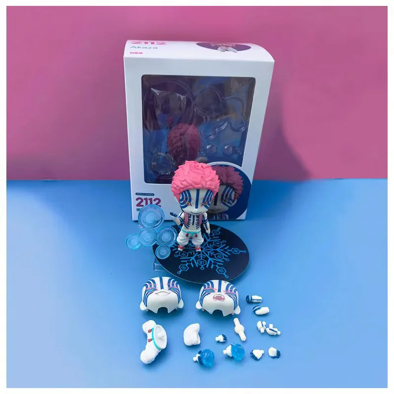 Demon Slayer Akaza Kochou Shinobu Tokitou Muichirou Kanroji Mitsuri Nezuko Tanjiro lindo BJD figura modelo juguetes 10cm