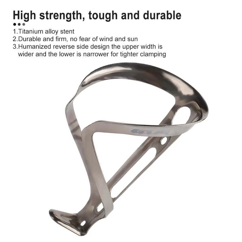 GUB Titanium alloy Water Bottle Holder Bike Cycling Mount for Mountain Folding Bike Cage Bottle Holder Drink Cup Cage Rack