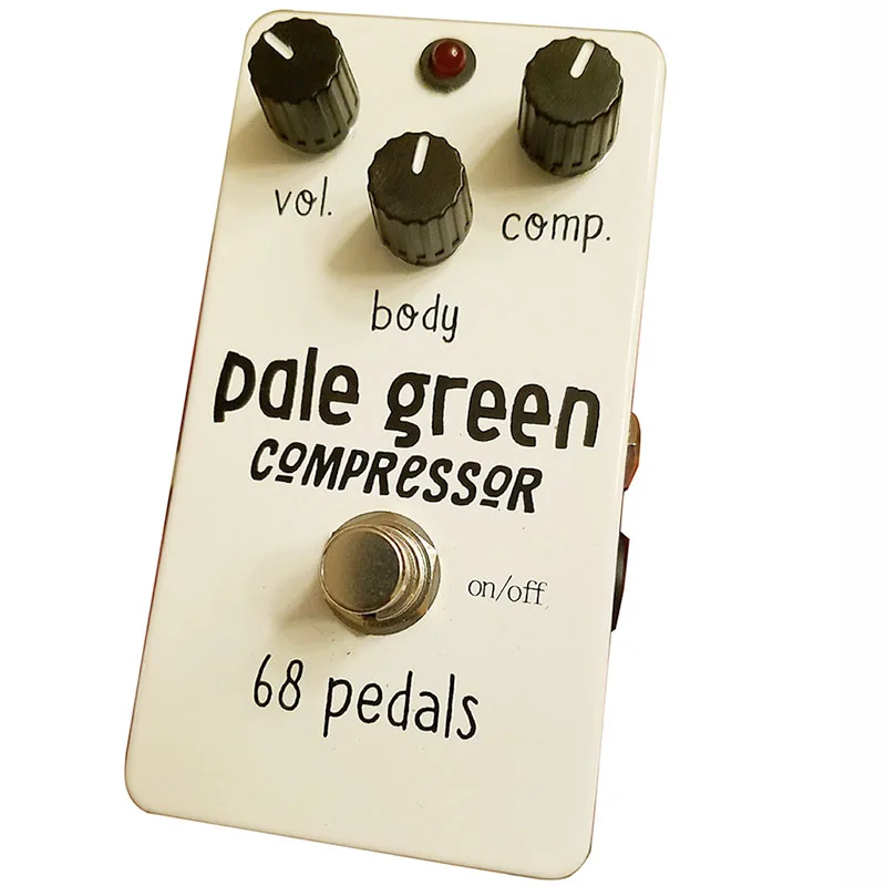 

68pedals pale green compressor Single effector