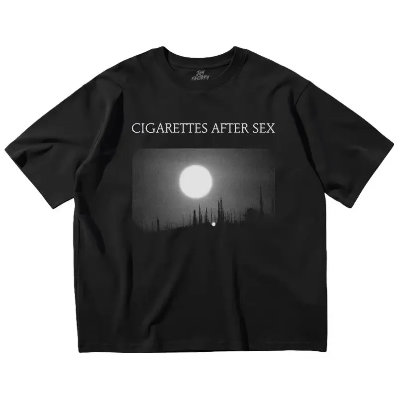 Women's Band Graphic Cigarettes After Sex T Shirt short sleeve Cotton T Shirt Tee Clothing Street Fashion Free shipping