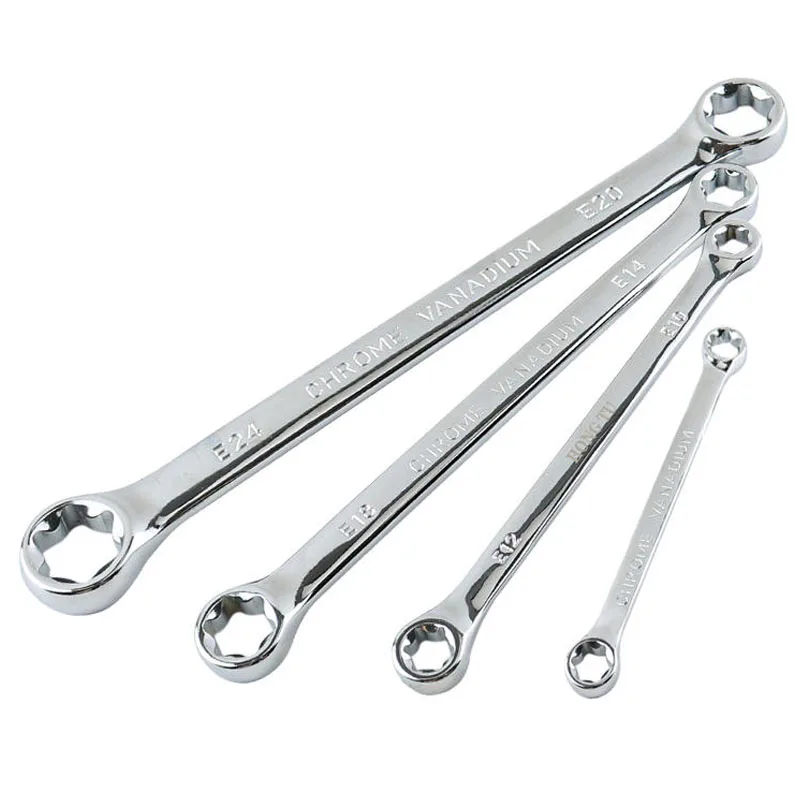 Imagem -03 - Conjunto de Chave de Estrela E-torx Ferramentas de Chave de Anel e6 e8 E10 E12 E14 E18 E20 E24