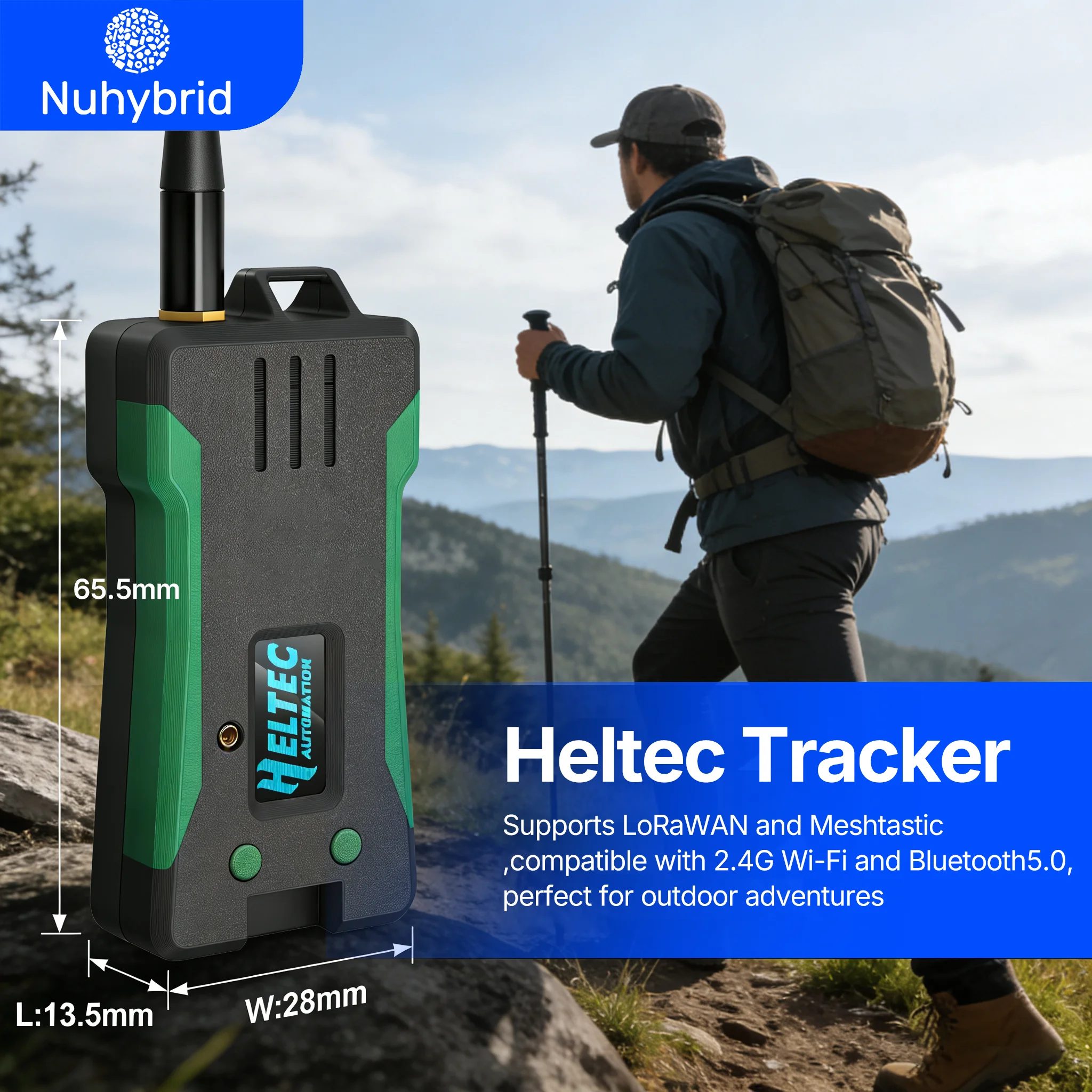 Heltec Wireless Tracker Kit Meshtastic Dev-Board ESP32S3 SX1262 GPS LoRa Node WiFi Bluetooth Compatible with Arduino LoRaWAN