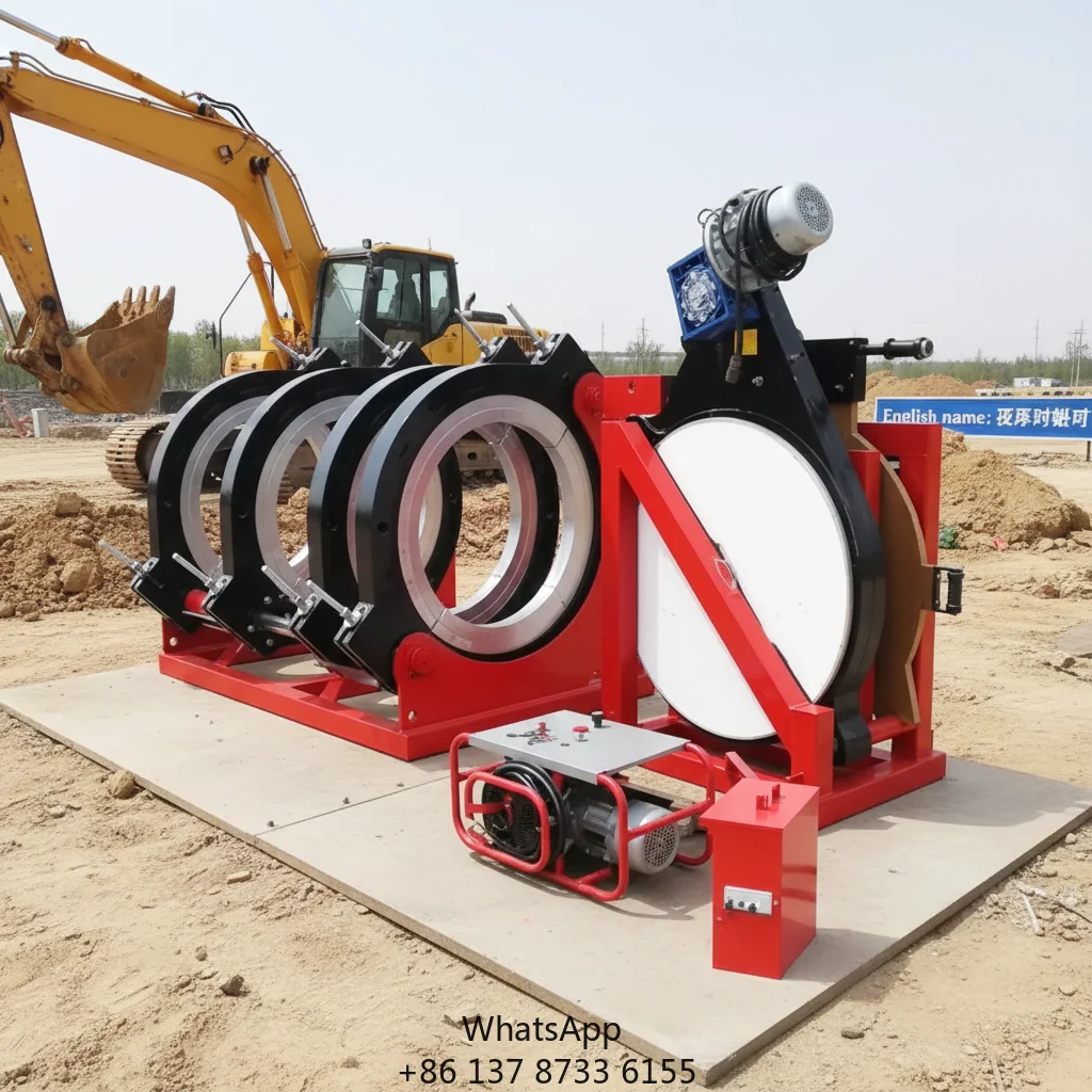 Pipes ChinaWholesale Low PriceNew HDPE 110-630mm Hydraulic Butt Fusion Welding Machine For Plastic