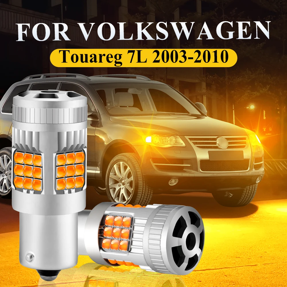 

Front Rear LED Turn Signal Light Blinker Lamp Bulbs For VW Volkswagen Touareg 7L 2003 2004 2005 2006 2007 2008 2009 2010 2PCS