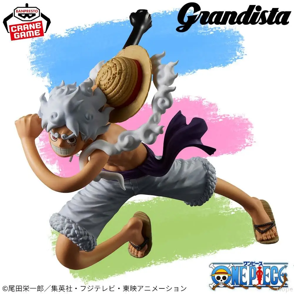 

Original BANPRESTO Grandista One Piece Gear 5 Monkey D Luffy Figure Anime Model Toy